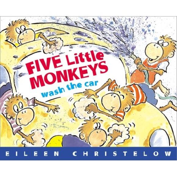 Five Little Monkeys Wash the Car -- Eileen Christelow - Picture 1 of 1